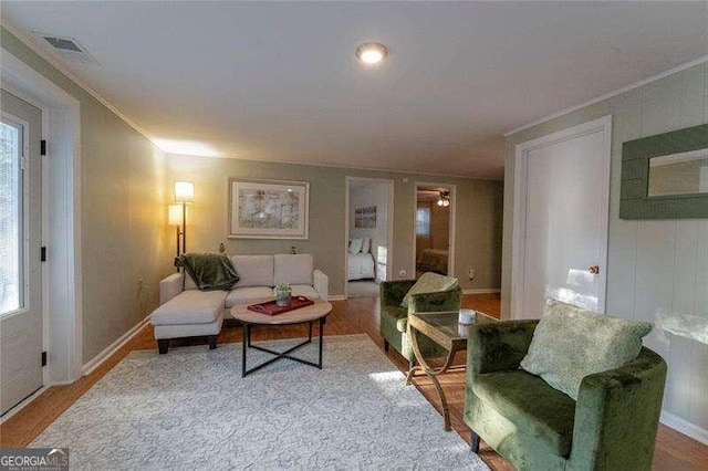 160 Edgewood Dr, Athens, GA 30606 - living room with wood finished floors and baseboards