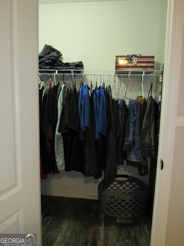 14 Henderson Rd, Cleveland, GA 30528 - spacious closet featuring dark wood-style flooring