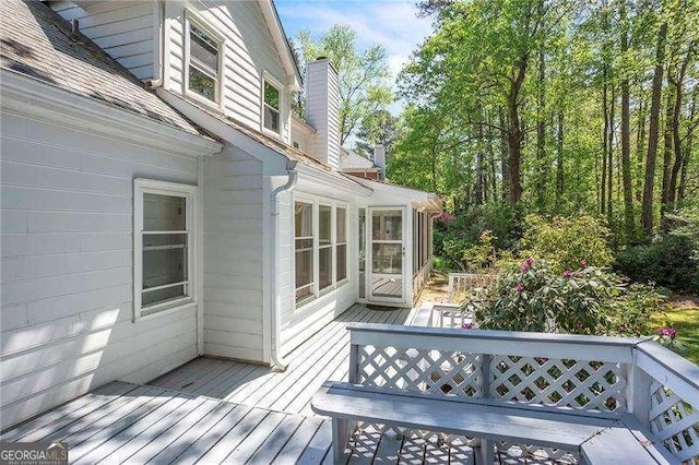 2830 Scottish Mill Way, Marietta, GA 30068 - deck with outdoor dining space