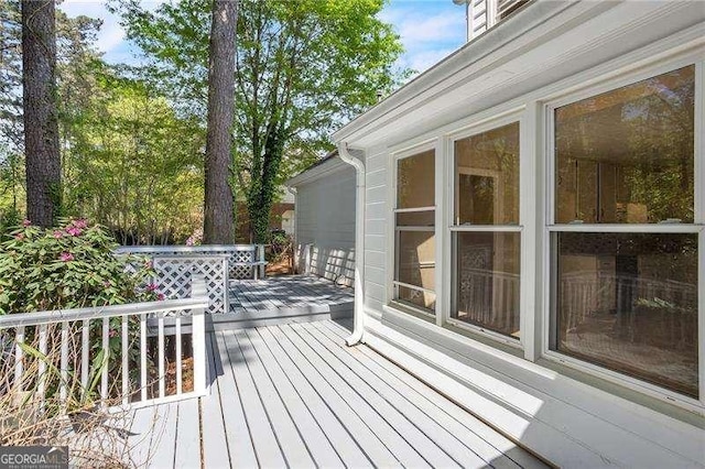 2830 Scottish Mill Way, Marietta, GA 30068 - view of wooden terrace