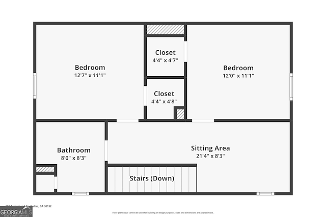183 Arrowhead Dr, Dallas, GA 30132 - view of home floor plan