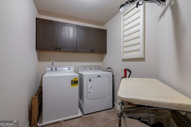 1221 Deer Trl, Bishop, GA 30621 - laundry area with cabinet space and separate washer and dryer