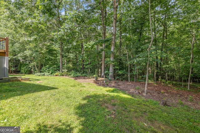 456 Timber Ct, Clarkesville, GA 30523 - view of green lawn with a view of trees