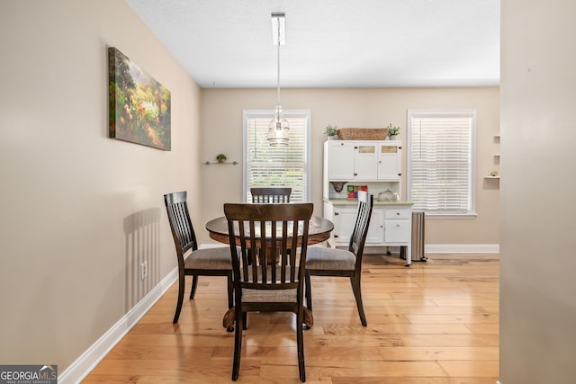 456 Timber Ct, Clarkesville, GA 30523 - dining room featuring light wood finished floors and baseboards