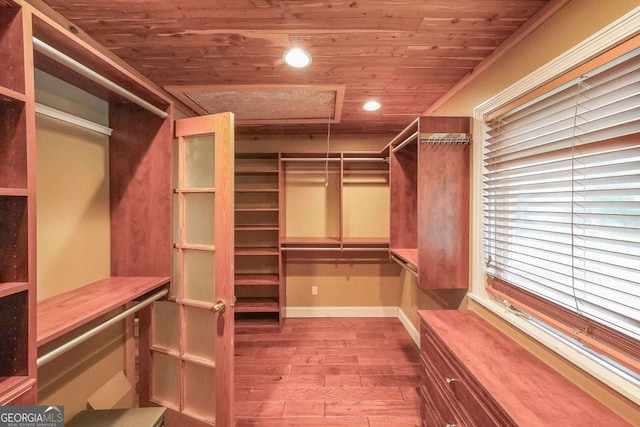 835 Timber Lake Trl, Cumming, GA 30041 - spacious closet with wood finished floors