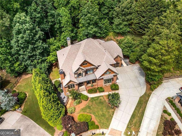 908 Basingstoke Ct, Suwanee, GA 30024 - aerial view of property and surrounding area