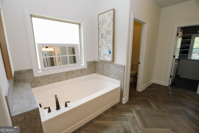 203 Drews Ridge Dr, Newnan, GA 30263 - full bathroom featuring a bath and toilet