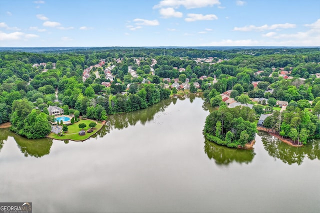 1065 Bookhout Dr, Cumming, GA 30041 - drone / aerial view of a large body of water