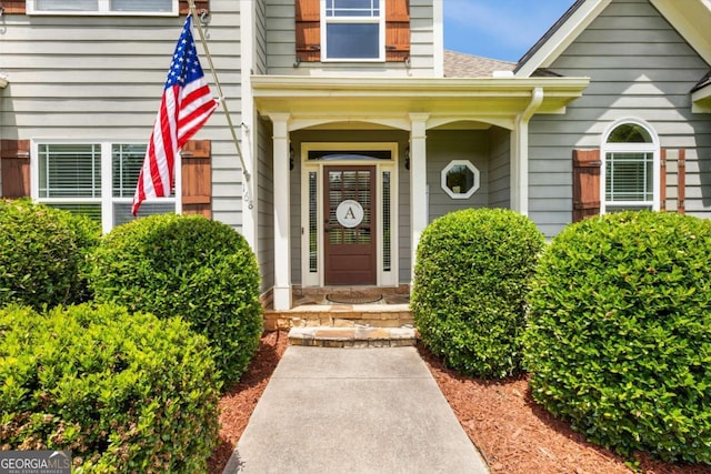168 Gatlin Ridge Run, Dallas, GA 30157 - entrance to property featuring roof with shingles