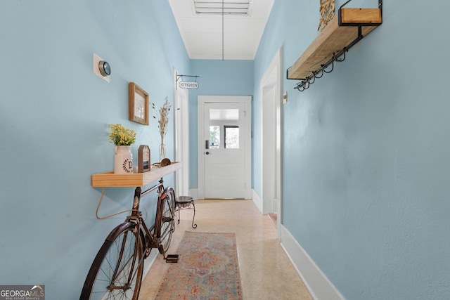 110 College Blvd, Statesboro, GA 30458 - doorway to outside featuring baseboards