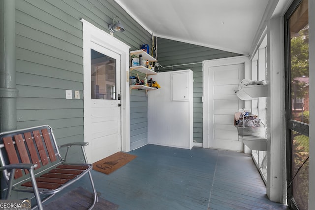 110 College Blvd, Statesboro, GA 30458 - sunroom featuring vaulted ceiling