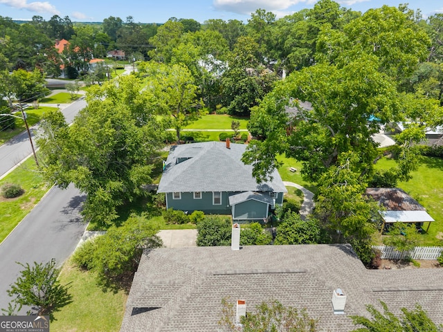 110 College Blvd, Statesboro, GA 30458 - view from above of property featuring a tree filled landscape