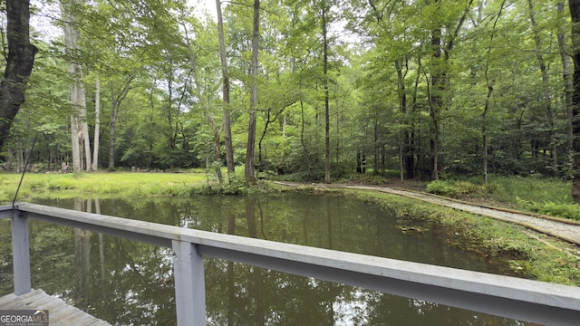 132 Wild Horse Cove Cir, Cleveland, GA 30528 - water view featuring a forest
