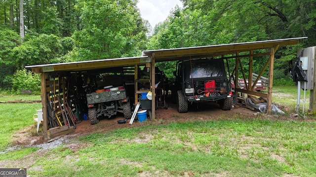 132 Wild Horse Cove Cir, Cleveland, GA 30528 - view of parking / parking lot