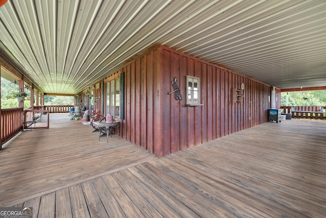2296 Athens Rd, Royston, GA 30662 - view of wooden deck