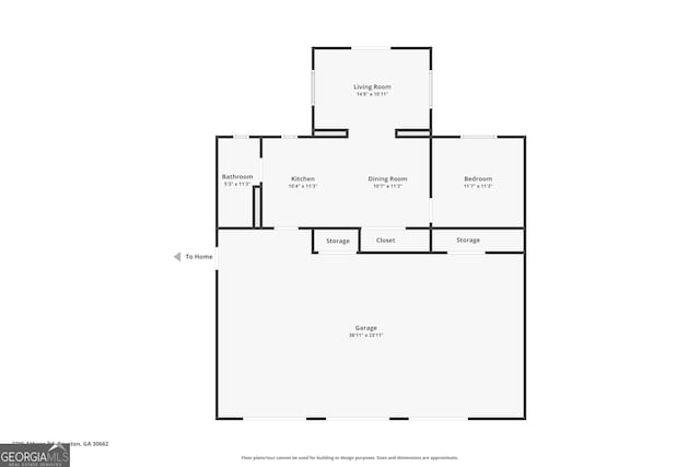 2296 Athens Rd, Royston, GA 30662 - view of home floor plan