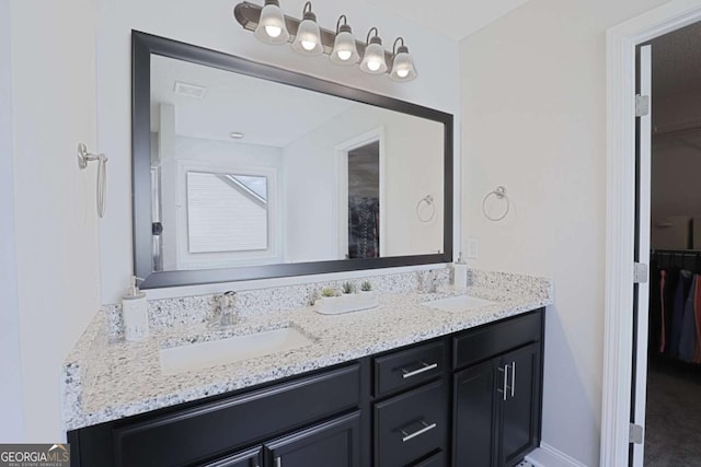 358 Brookhaven Loop NE, Ludowici, GA 31316 - full bath with double vanity and a spacious closet