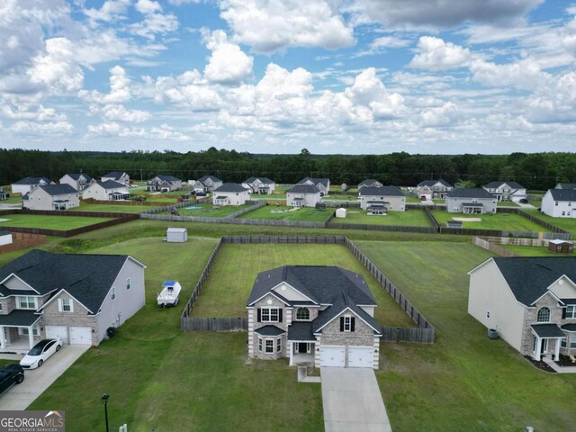 358 Brookhaven Loop NE, Ludowici, GA 31316 - aerial perspective of suburban area
