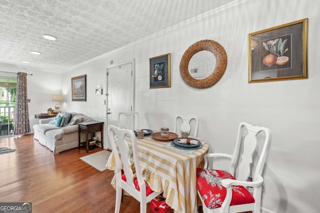3115 Seven Pines Ct Unit 308, Atlanta, GA 30339 - dining space with wood finished floors and ornamental molding