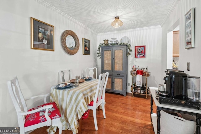 3115 Seven Pines Ct Unit 308, Atlanta, GA 30339 - dining space with wood finished floors and ornamental molding