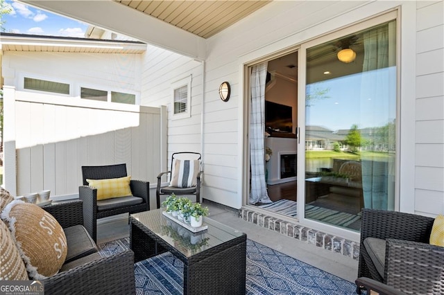509 Mariners Cir, Saint Simons, GA 31522 - view of patio with an outdoor hangout area