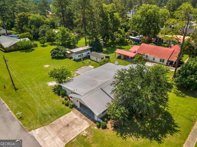 1207 College Ave, Blackshear, GA 31516 - aerial view of property and surrounding area