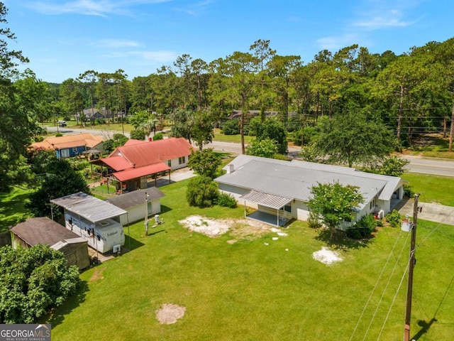 1207 College Ave, Blackshear, GA 31516 - aerial view of property and surrounding area
