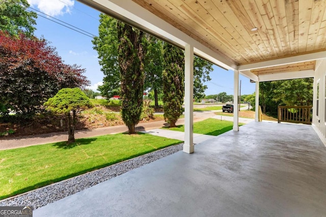 130 E Railroad Ave, Alto, GA 30510 - covered porch with a yard