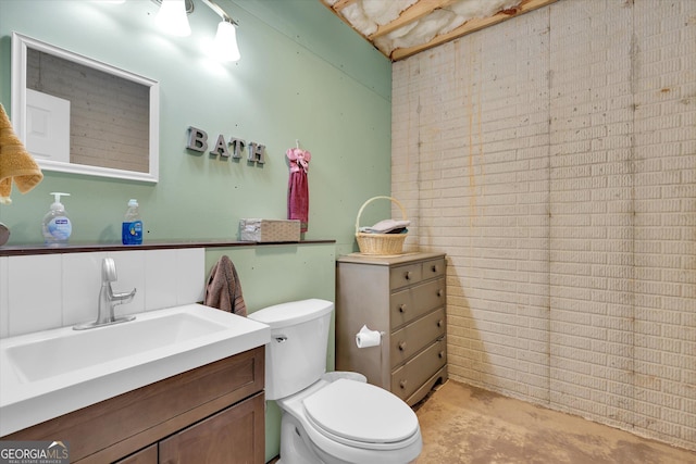 52 Cherub Ln, Sharpsburg, GA 30277 - bathroom featuring vanity and unfinished concrete floors