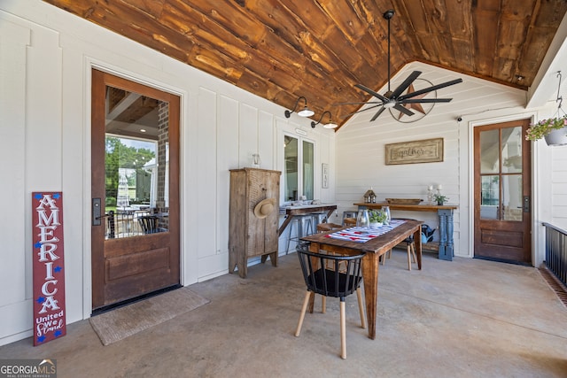639 Frank Crook Rd, Canon, GA 30520 - sunroom / solarium with vaulted ceiling