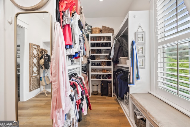 639 Frank Crook Rd, Canon, GA 30520 - walk in closet featuring wood finished floors