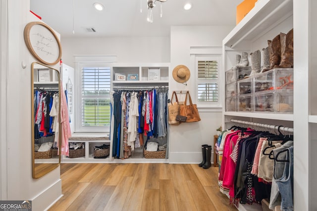639 Frank Crook Rd, Canon, GA 30520 - walk in closet with wood finished floors