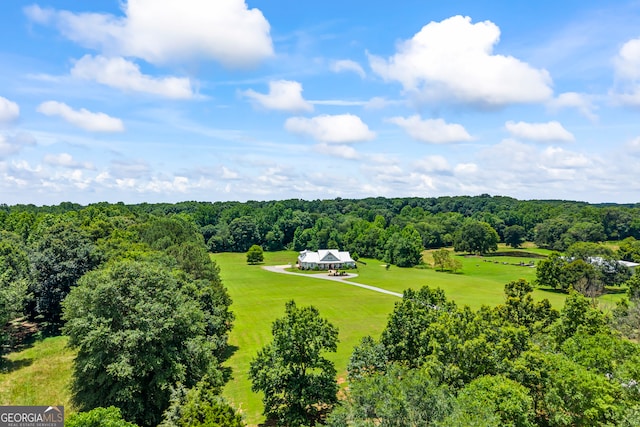 639 Frank Crook Rd, Canon, GA 30520 - bird's eye view of a heavily wooded area