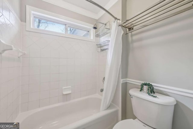 3887 Hickory Manor Dr, Suwanee, GA 30024 - full bath with shower / tub combo and toilet