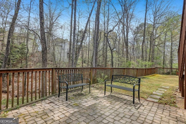 3887 Hickory Manor Dr, Suwanee, GA 30024 - view of patio / terrace
