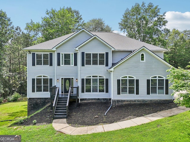 4685 Braselton Hwy, Hoschton, GA 30548 - view of front of home featuring a front lawn