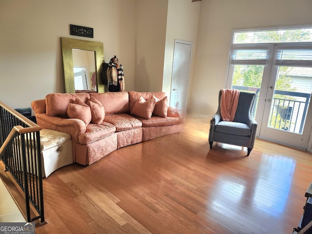 4250 River Green Dr NW Apt 405, Atlanta, GA 30327 - living room with light wood-style flooring