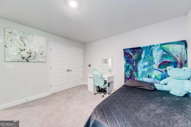 191 Eagle Heights Dr, Maysville, GA 30558 - bedroom with carpet and a closet