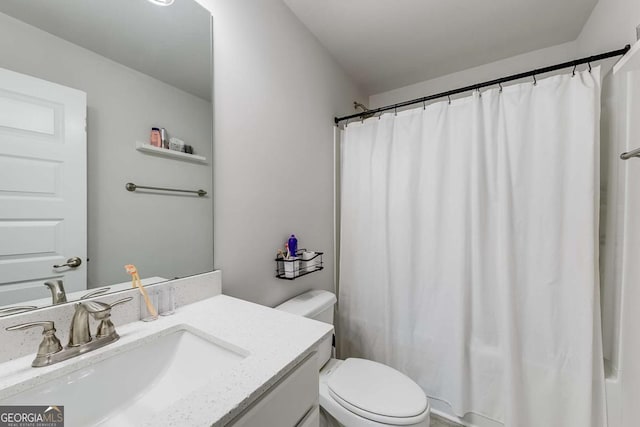 191 Eagle Heights Dr, Maysville, GA 30558 - full bath with vanity and curtained shower