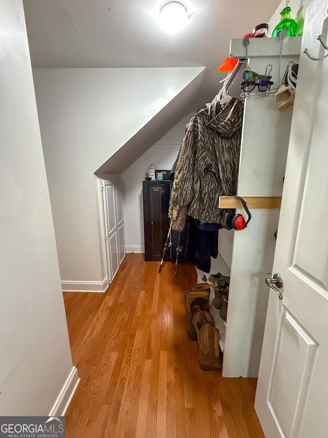 1940 Horne Rd, Eastman, GA 31023 - walk in closet with wood finished floors