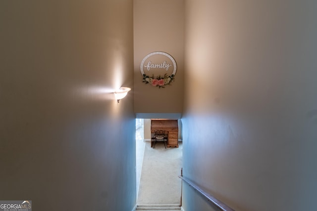 53 Denny Ln, Dallas, GA 30157 - hall featuring carpet flooring