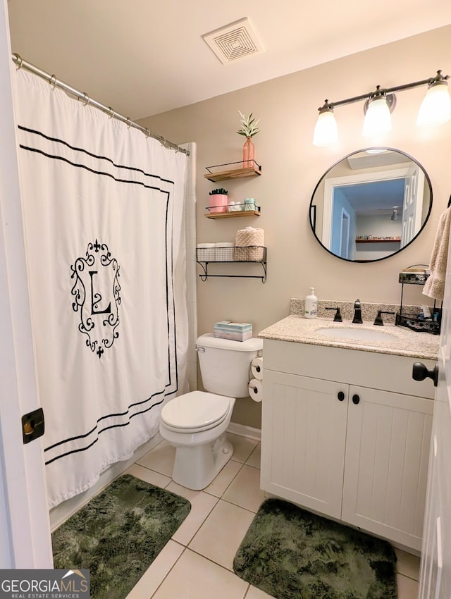 1581 Shetland Pony Ct NW, Suwanee, GA 30024 - bathroom with tile patterned flooring and vanity