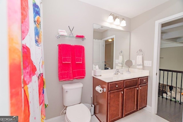 2720 Garonne Way, Cumming, GA 30041 - full bath with vanity and tile patterned flooring
