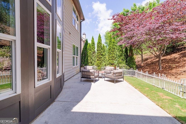 2720 Garonne Way, Cumming, GA 30041 - view of patio featuring an outdoor living space