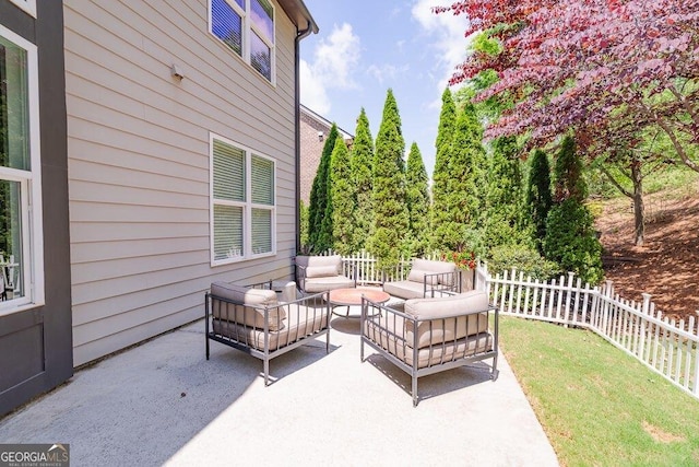 2720 Garonne Way, Cumming, GA 30041 - view of patio with an outdoor living space