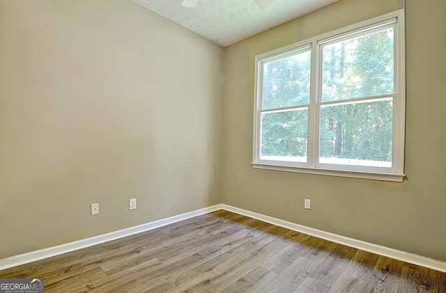 1709 Reese Rd, Sharpsburg, GA 30277 - empty room with wood finished floors and a textured ceiling