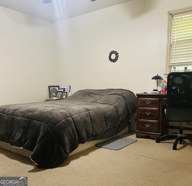 2235 Lyn Ct, Macon, GA 31206 - carpeted bedroom with a desk