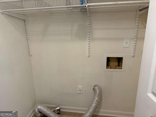 40 Dunwoody Springs Dr, Atlanta, GA 30328 - laundry room featuring electric dryer hookup and hookup for a washing machine