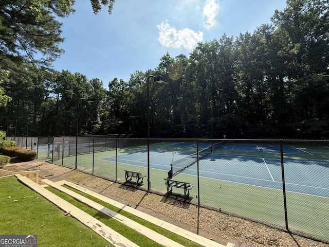 40 Dunwoody Springs Dr, Atlanta, GA 30328 - view of tennis court