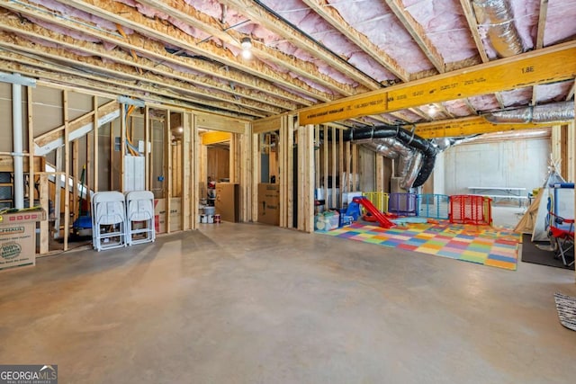 6080 Simone St, Acworth, GA 30101 - view of unfinished below grade area